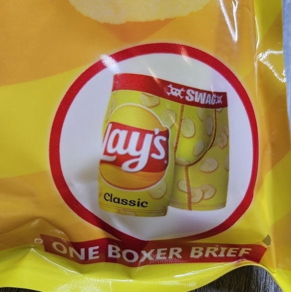 SWAG Snack Aisle Boxers Men's Large NEW Lay's Potato Chips - Picture 2 of 4